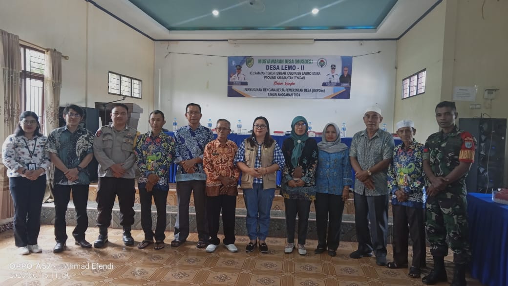 Musdes Desa lemo II Tahun Anggaran 2024